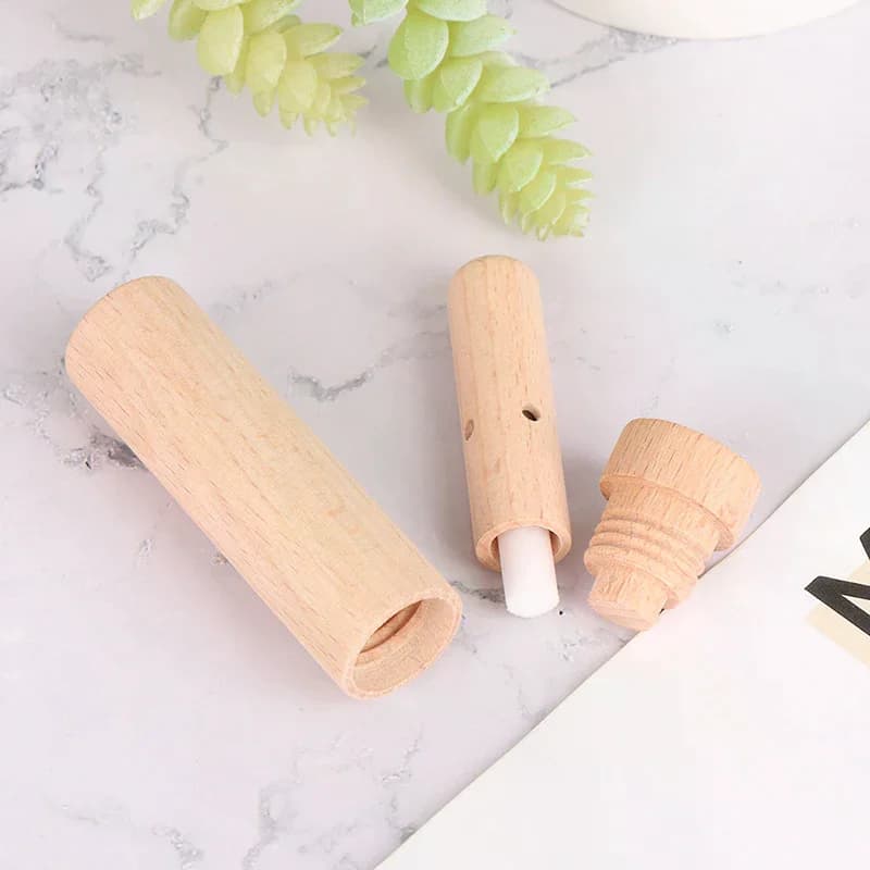 Essential Oil Aroma Wood Diffuser Inhaler with Wicks Aromatherapy Nasal Inhaler High Quality Durable Materials Easy To Use