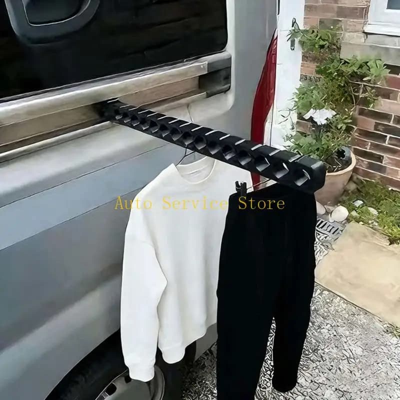 Appendiabiti portatile per 462A progettato per binari per porte Appendiabiti con opzione colore bianco o nero, ideale per