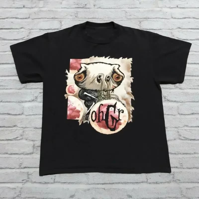 Vintage 2001 Ohgr Skinny Puppy Band T shirt Black Cotton All Sizes BO682