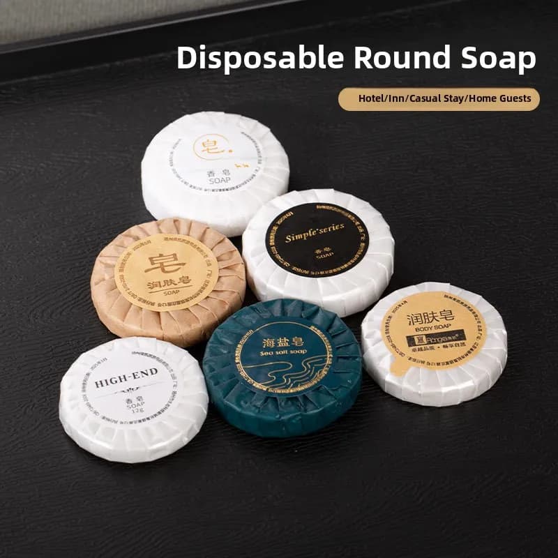 Nuovi Asciugamani da Bagno Usa e Getta Personalizzabili con Logo per Hotel e Pensioni, Saponette Monouso con Logo, Asciugamani di Lusso per Hotel