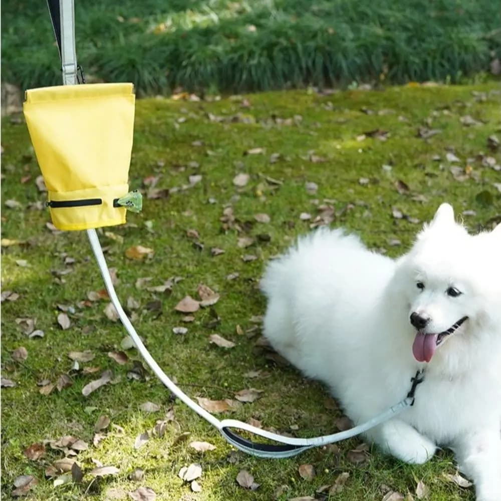 Borsa portatile impermeabile per cacca di animali domestici, dispenser per sacchetti di cacca per animali domestici Oxford, con gancio, porta immondizia per cani, campeggio