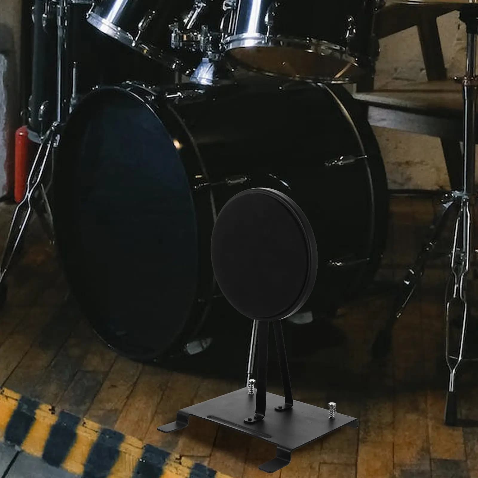 Single Bass Drum Pedal Mat Professional Silent Exercise Drum Set Protector Percussion Pad Increased Durability