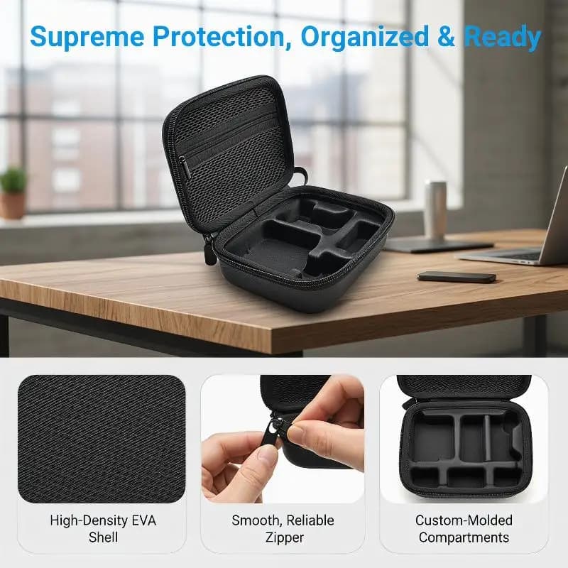 2026NEW PU Leather Carrying Case Storage Bag For OSMO NANO Standard Bundle Mini Camera Protective Pouch Travel Handbag Accessory