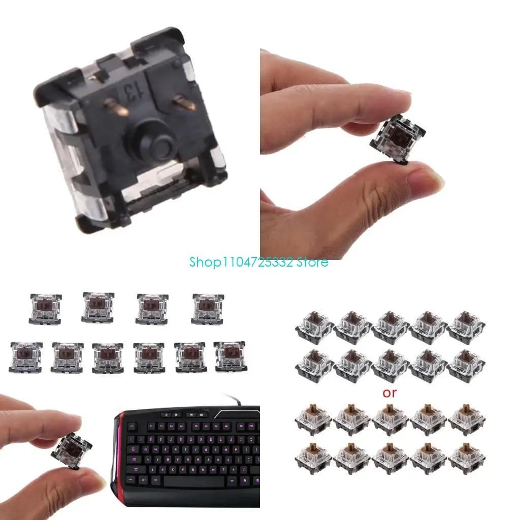 P5EA Broen Switch Interruttori asse lineare a 3 pin per tastiera meccanica MX 10 pezzi