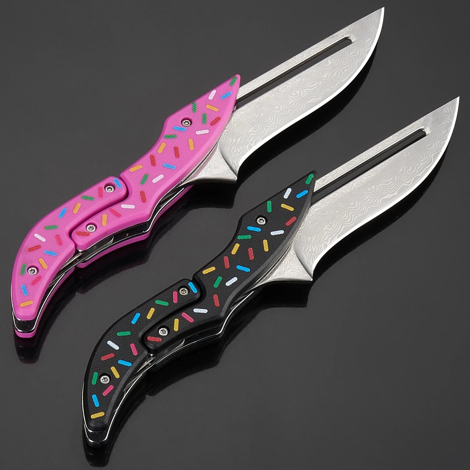 1pc Multi-Purpose Kitchen Knife,Sharp&Durable EDC Pocket Knife with Candy Colors,Stylish Design - Perfect Outdoor Camping Knife