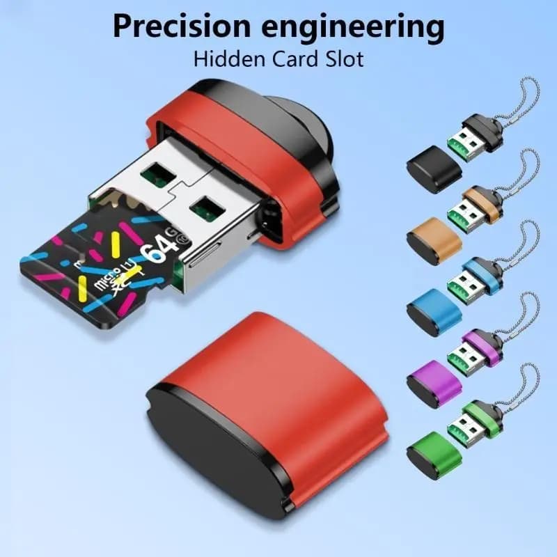 Adattatore per lettore schede da 652F a USB per computer portatili Adattatore per lettore schede memoria USB 2.0 per