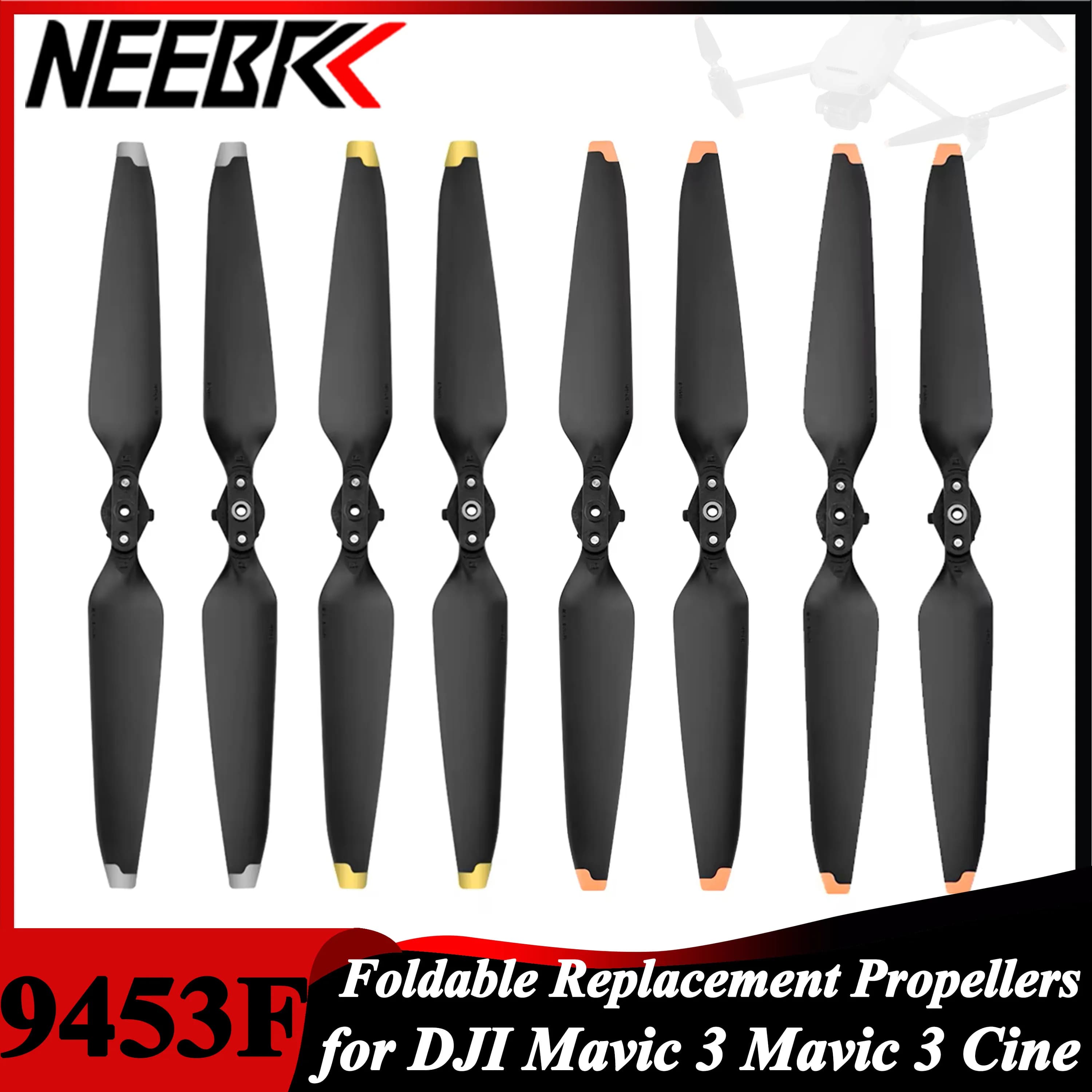9453F Lightweight drone props with quick release folding blade for DJI Mavic 3 Mavic 3 Air replacement accessories Cine