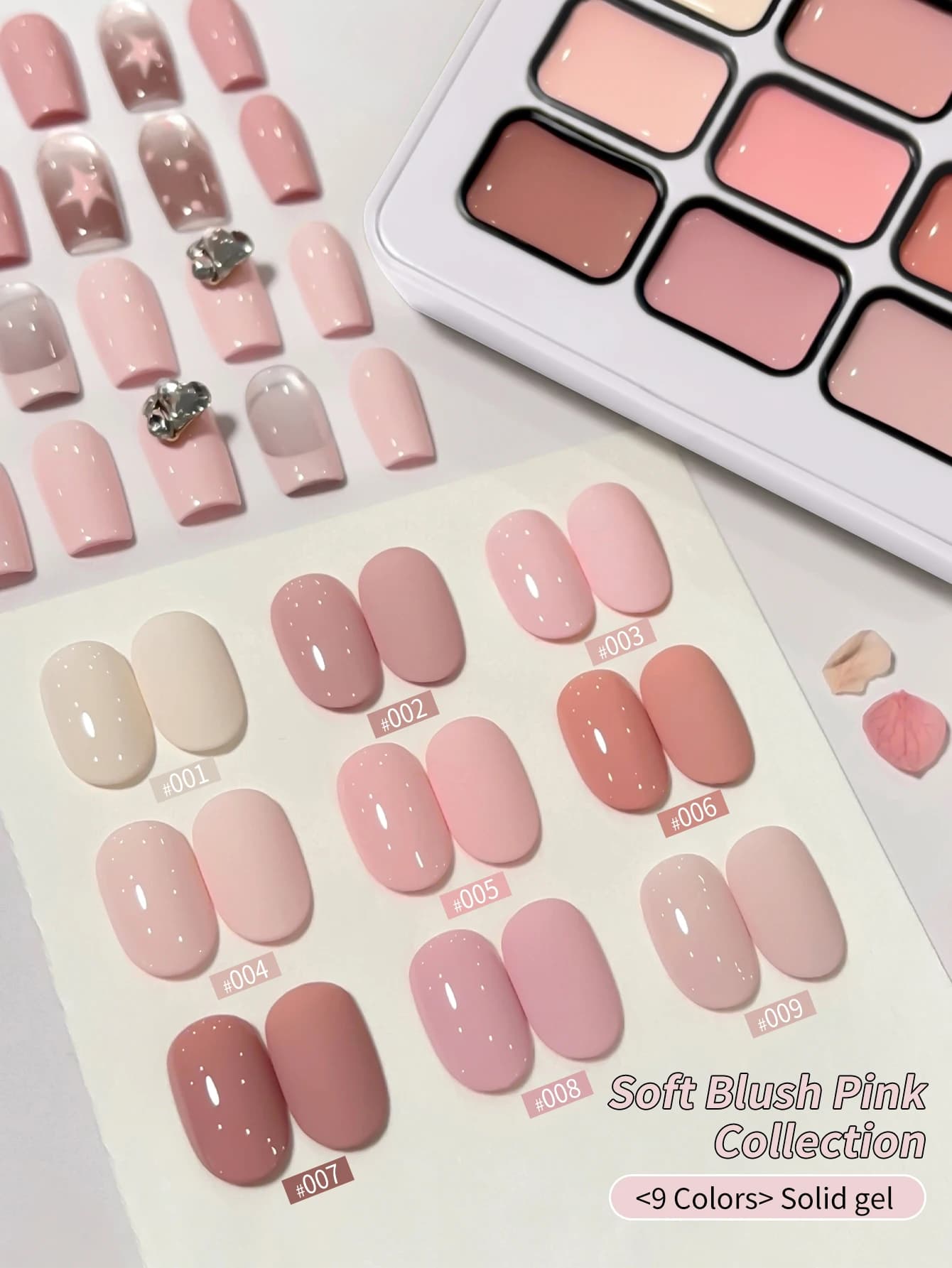 Jillradia 9 colori nuovo popolare gel solido gel per unghie semi permanente nail art ammollo gel UV LED manicure di Natale regalo salone di bellezza