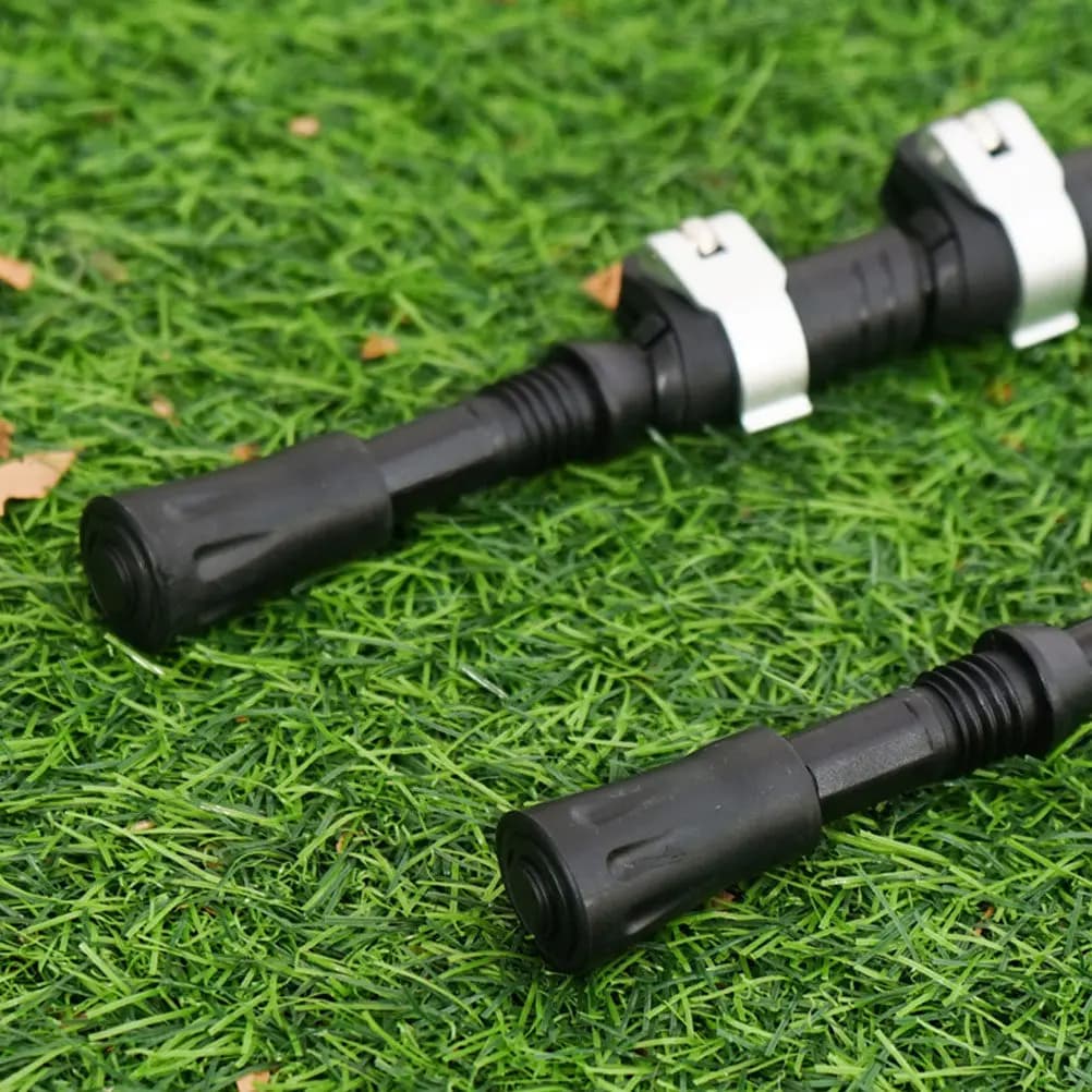 12 Pieces Trekking Mats in Premium Rubber Anti-slip, Protections for Walking Sticks and Elbows