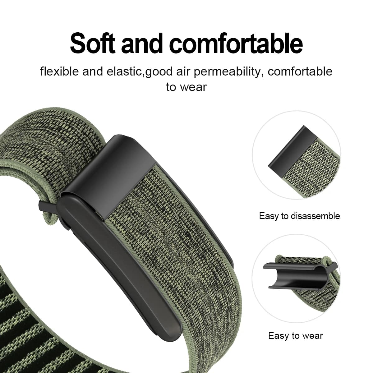 Strap for Whoop 5.0 4.0 3.0 Band Sport Elastic wristband nylon strap spare elastic belt for straps Whoop 5.0 4.0 3.0