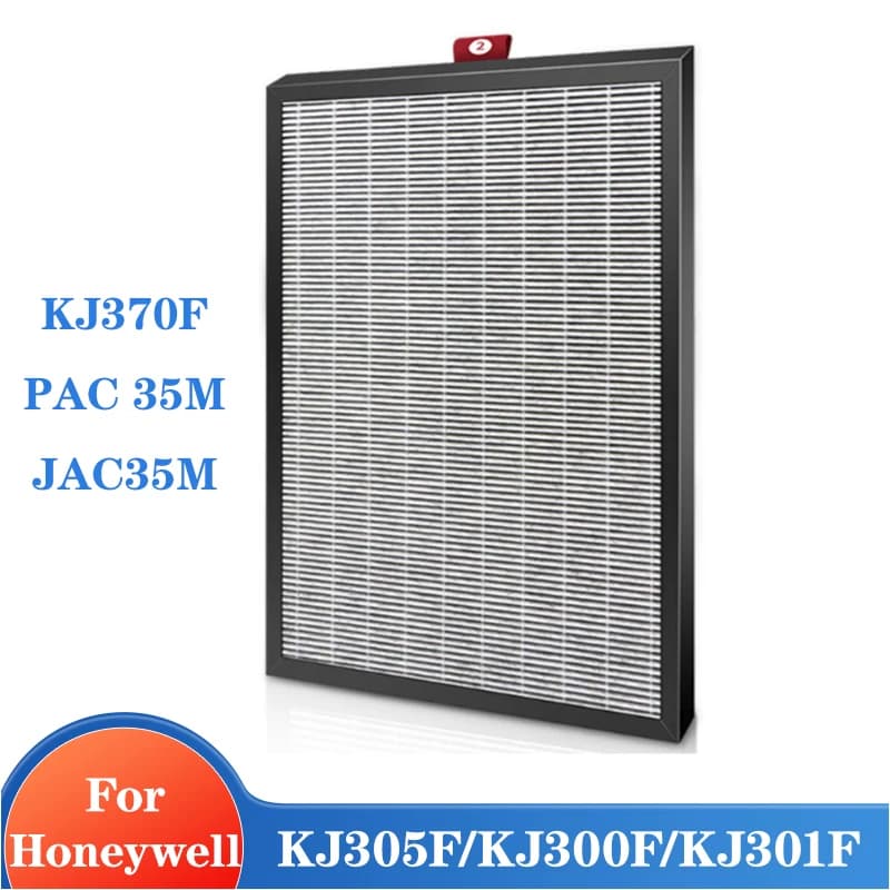 Combina filtro Hepa e carbone per Honeywell KJ305F-PAC1101WS KJ300F KJ301F KJ370F PAC35M 390*271*34MM