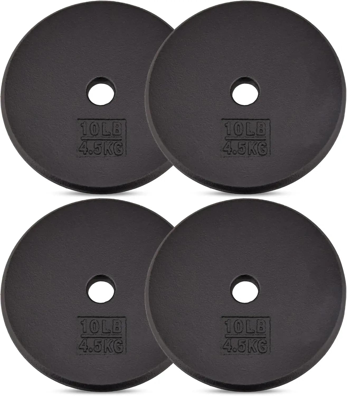 Cast iron discs for strength training - 1 inch hole - Multiple weights from 5 pounds to 25 pounds