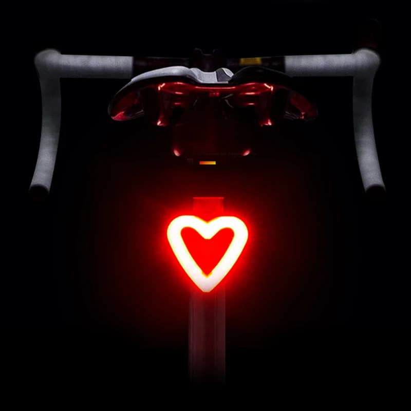 Luce Posteriore per Bicicletta, Fanale Posteriore per Bici, Luce di Sicurezza per Ciclismo, Accessori per Mountain Bike, Attrezzatura per Bici da Strada, Ricarica USB