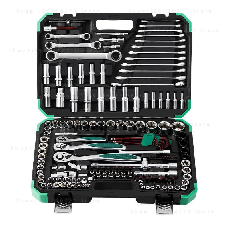 216 pieces of auto repair tool set socket wrench set