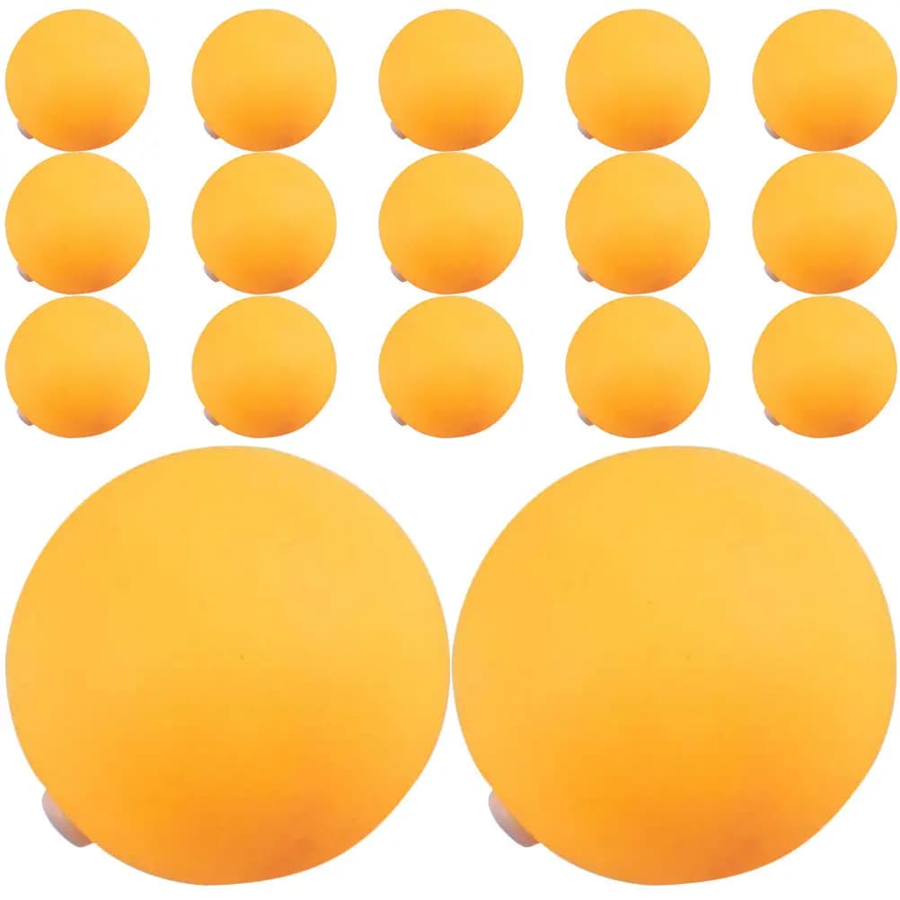 60 Palline da Ping Pong per Allenamento, in Plastica Perforata con Asta Elastica Morbida, Palline per Pratica con Macchina da Ping Pong, Resistenti