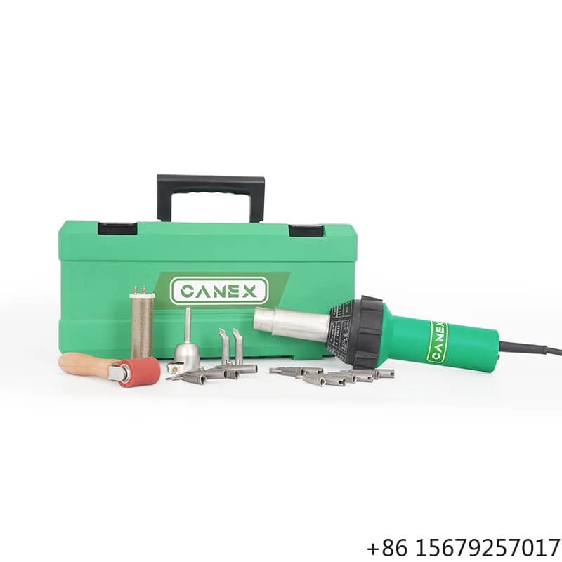 Hot Air Heat Gun CX1600S Welding PE Pipe Gemembrane Sheet Hot AIr Welder for PVC Floors and Tarpaulin Banner