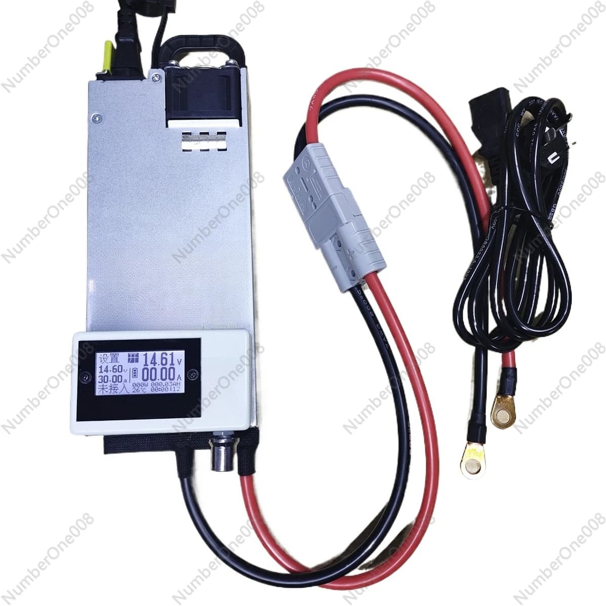 12V 750W adjustable car charger for LiFePO4 and lead batteries with voltage control