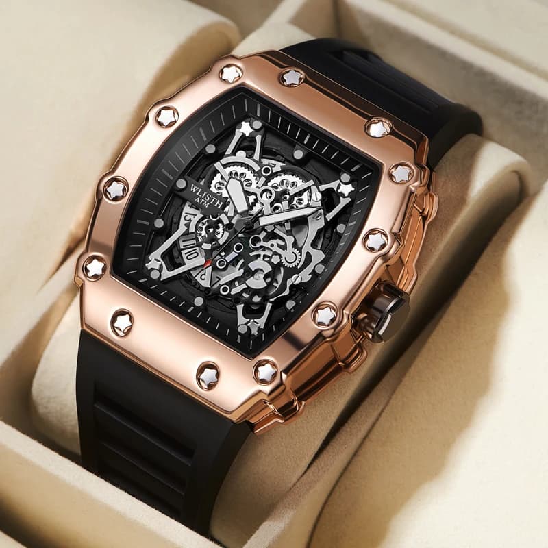 Men's Big Dial Outdoor Trade Watch Men's Square Luminous Quartz Watch Waterproof