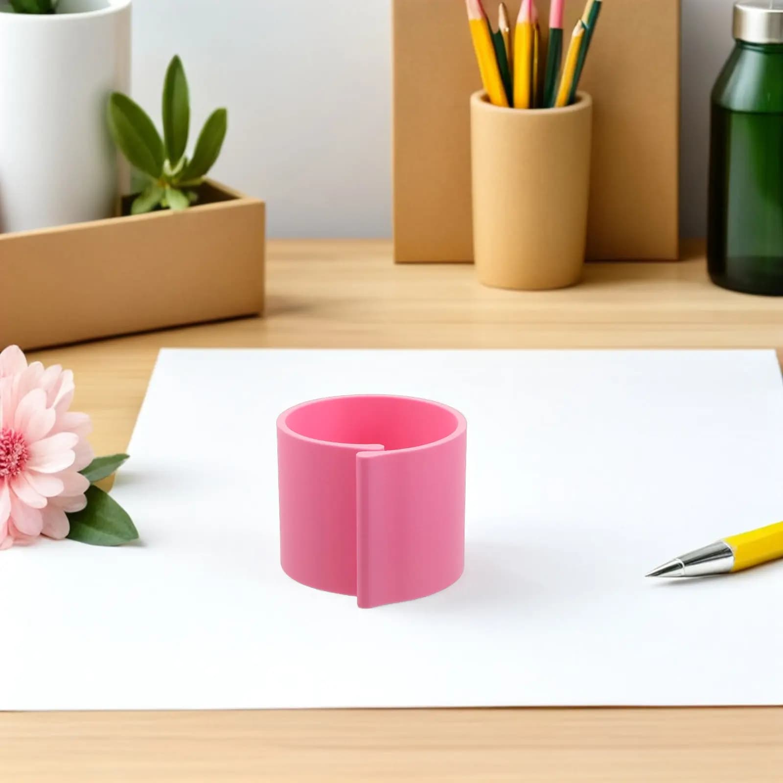 2Pcs Diamond Art Canvas Roll Holder Scroll Clamp Fixed Anti Roll Bracket Painting Canvas Storage Organizer Scroll Ring
