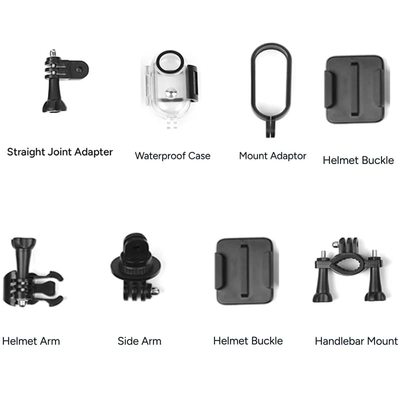 Accessories Kit for action camera accessory H88 Quick release buckle Tripod holders Wall decal Bike guide helmet Waterproof