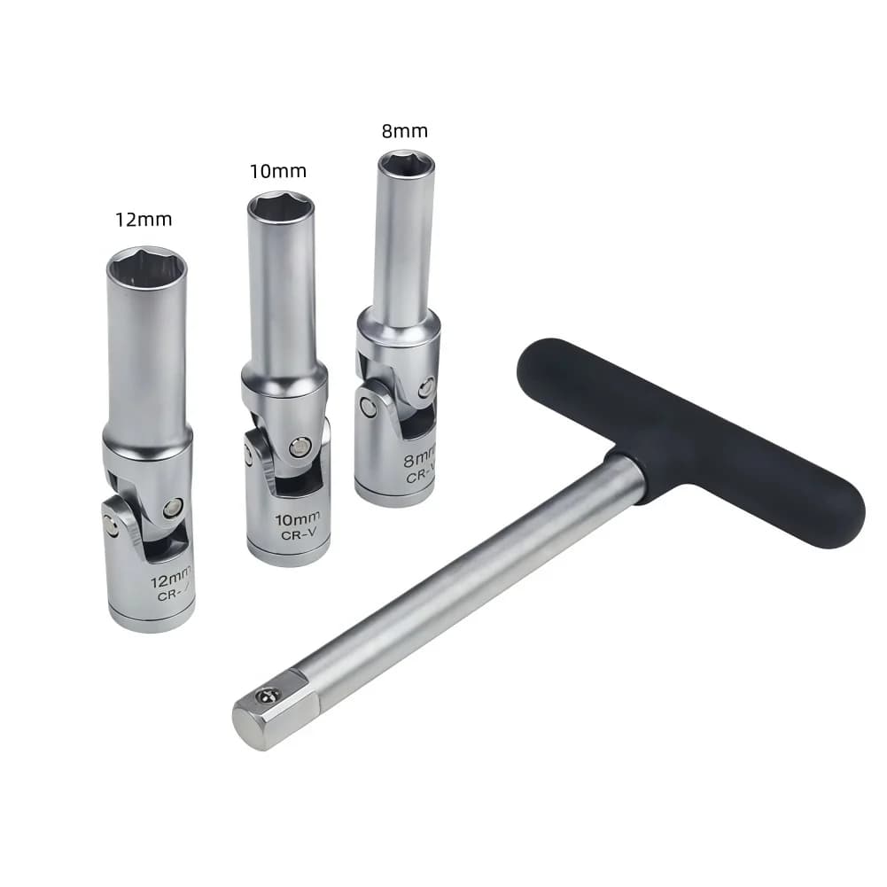 Precision Fit Wrench For Mechanics Hand Tool Set As Show Heater Wrench Set Flexible Joint Precision Fit Metal Construction