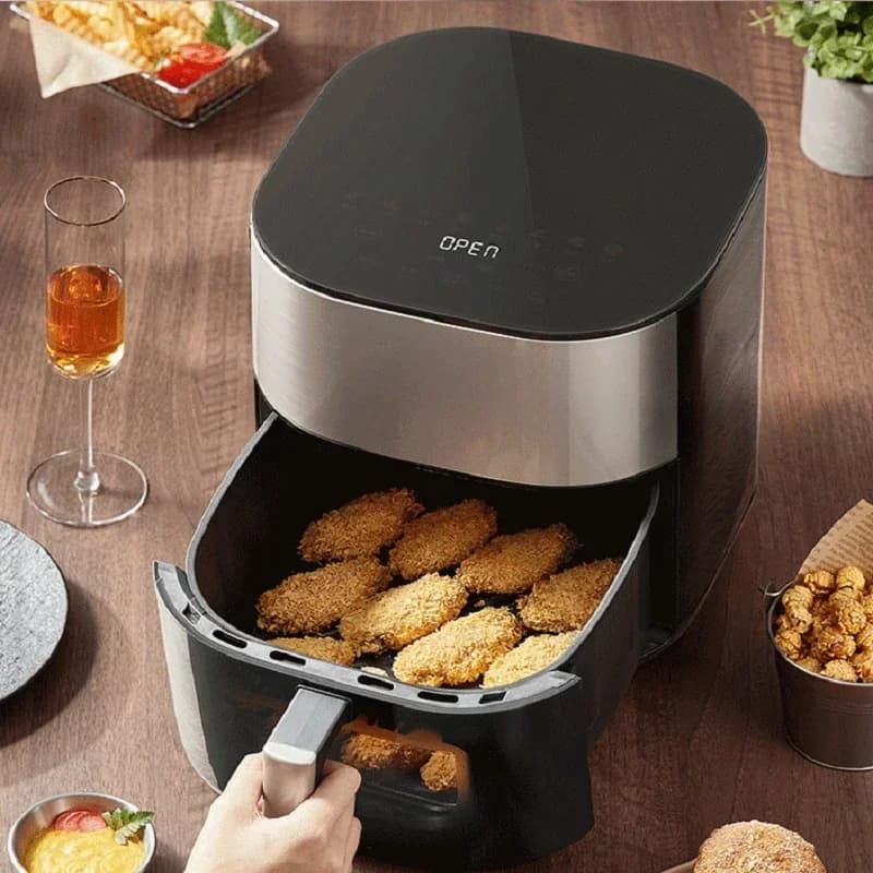 Air Fryer Midea 5.5L No Need to Turn, Integrated Touch Electronic Oven, Non Macchia and Easy to Clean