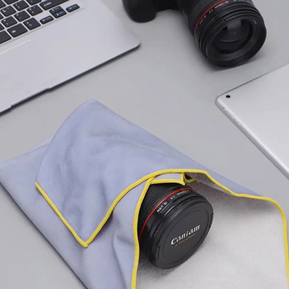 Reusable Camera Wrap Cloth Digital Computer Photographic Equipment Accessories Anti-scratch Lens Cloth Waterproof Self-Adhesive