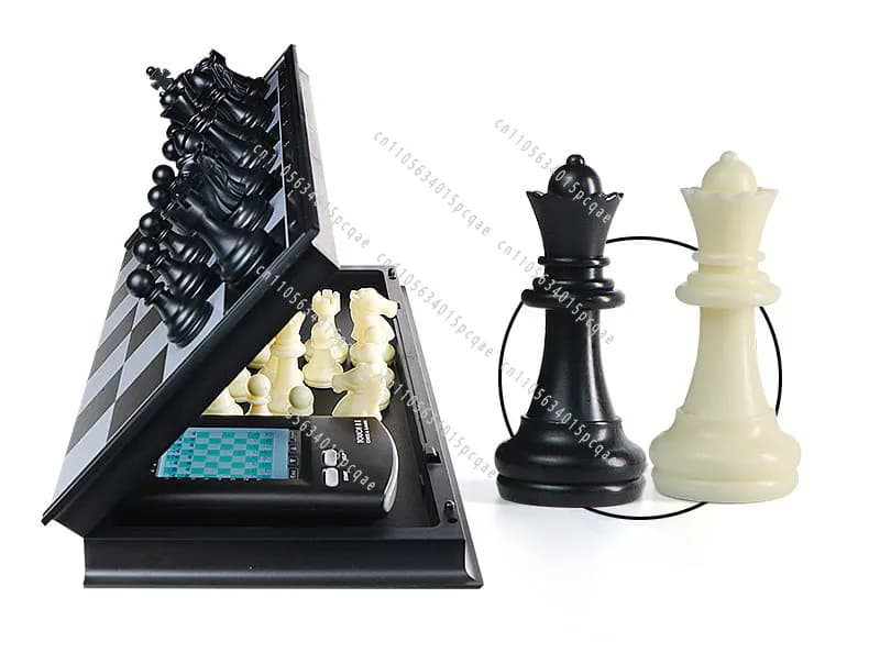 Chess set AI intelligent electronic chessboard + two-player chessboard to learn chess and play chess parent-child puzzle