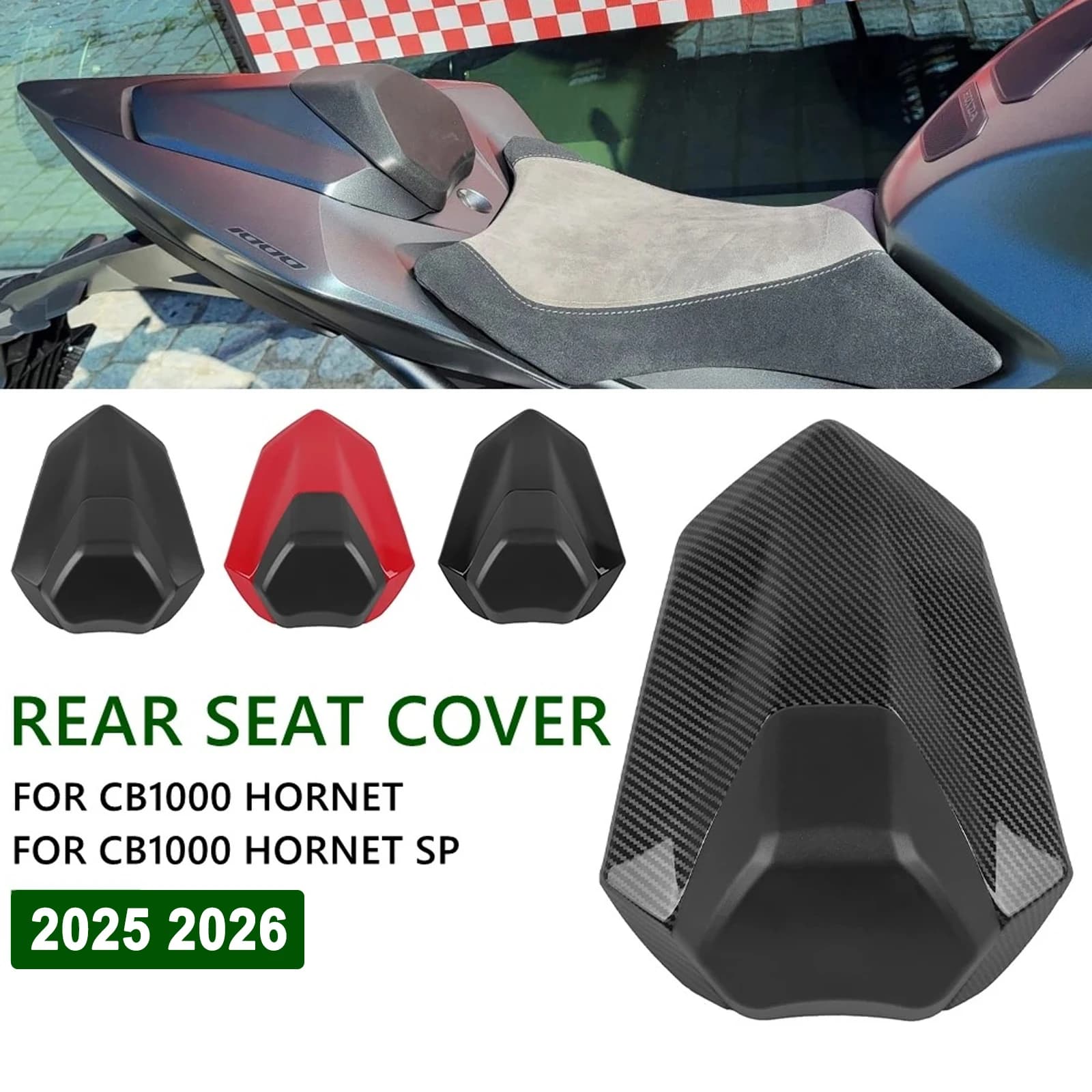 Per Honda CB1000 Hornet 2025 CB 1000 Hornet SP Copertura del sedile posteriore del motociclo Copertura posteriore della coda Carena Cowl Gobba Accessori