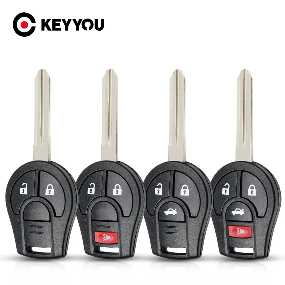 KEYYOU per Nissan Cube Micra Qashqai Juke 2/3/4 B Smart Folding Remote Key Case Shell Styling Fob