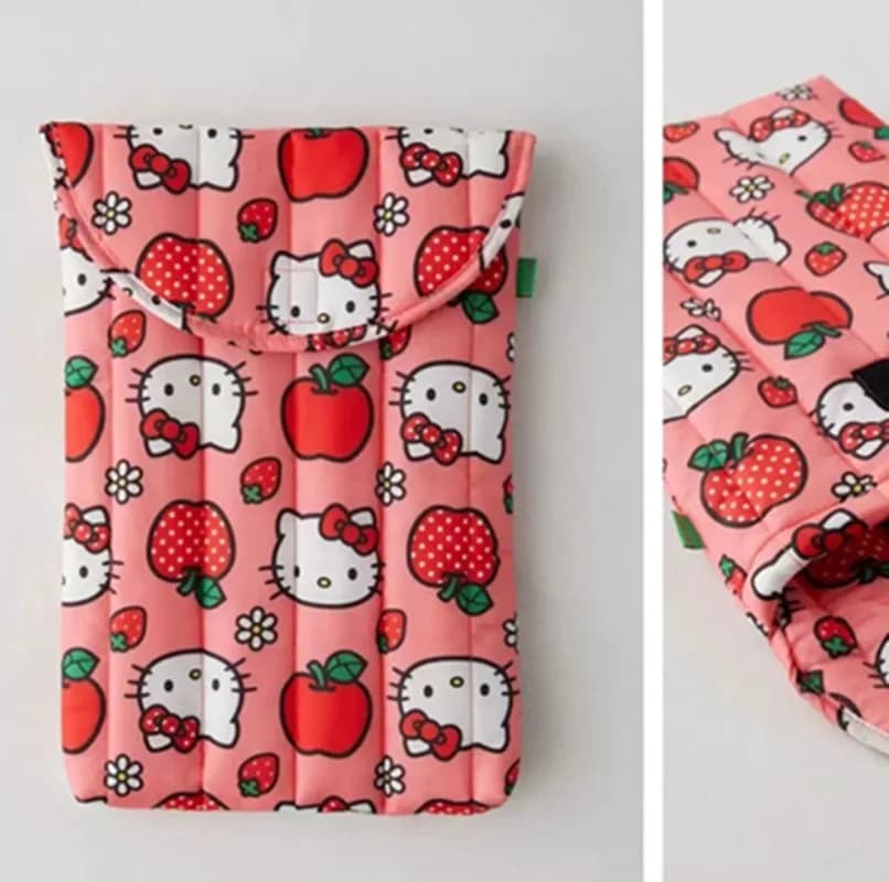Borsa portaoggetti Hello Kitty Anime versatile carino stampato tablet da 13 pollici contenitore interno copertura protettiva regalo per ragazza Kawaii all'ingrosso