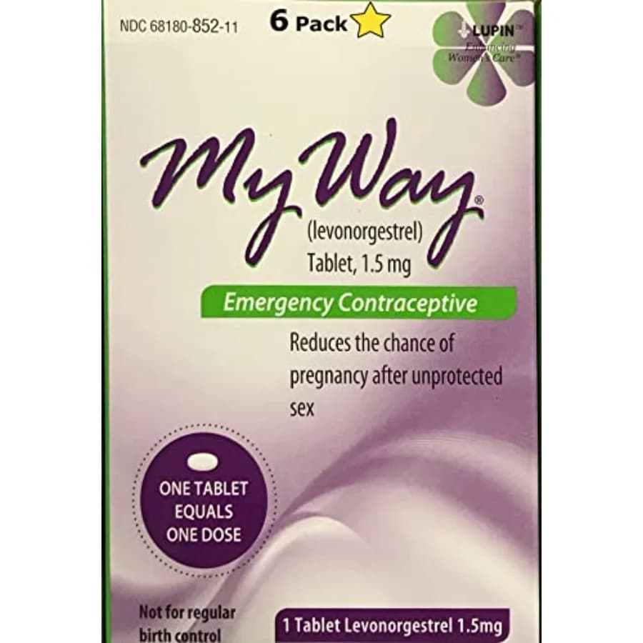 LUPIN My Way Emergency Contraceptive 1 Tablet Each 6