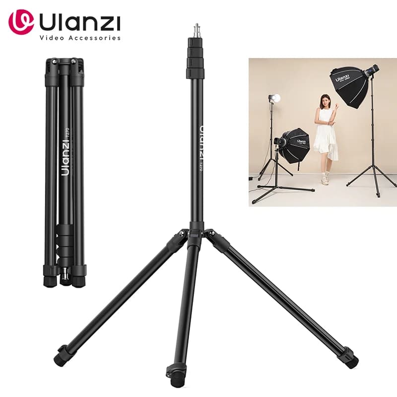 Ulanzi T270 2.7M Supporto per luce Treppiede per COB V-Mount Luce video Flash Softbox Fotografia Studio Servizio fotografico Carico massimo 6KG