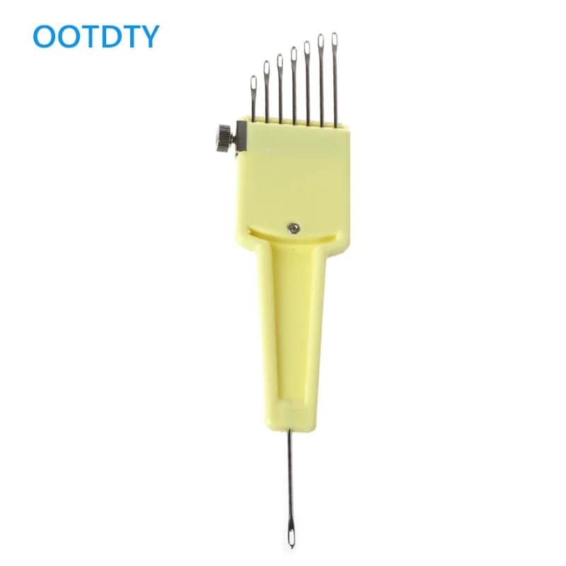 Strumento trasferimento regolabile 1x7 aghi per macchina per cucire per maglieria da 4,5 mm/9 mm Nuovo