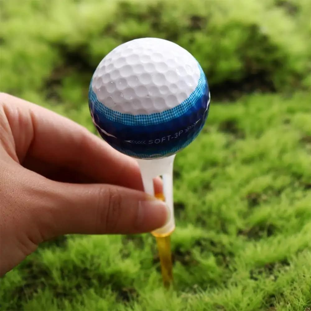 10 Pz/lotto Porta Palla Tees Da Golf A Bassa Resistenza 83 MILLIMETRI Mazze Da Golf Tee In Plastica Durevole Strumenti di Allenamento di Golf Sport All'aria Aperta