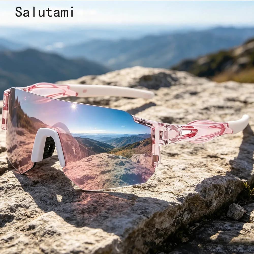 New One Piece Square Ski Big Sunglasses Men Riding Sun Glasses Driving Glasses Outdoor Sports Women Goggles Large Mirror Shades