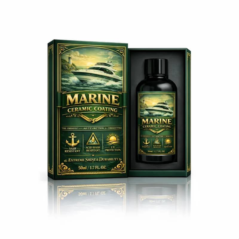 MARINE CERAMIC COATING – Professional Boat & Yacht Protection, Salt Resistant, UV Shield, Extreme Gloss Finish