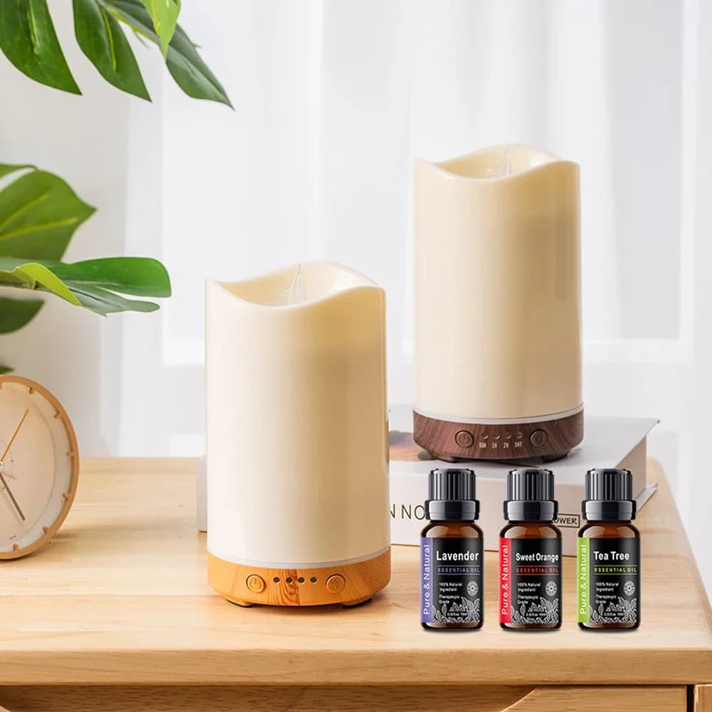 Diffusore di aromi e umidificatore multifunzionale | Timer, luce notturna, compatibile con oli essenziali | Casa, Camera da letto, Yoga