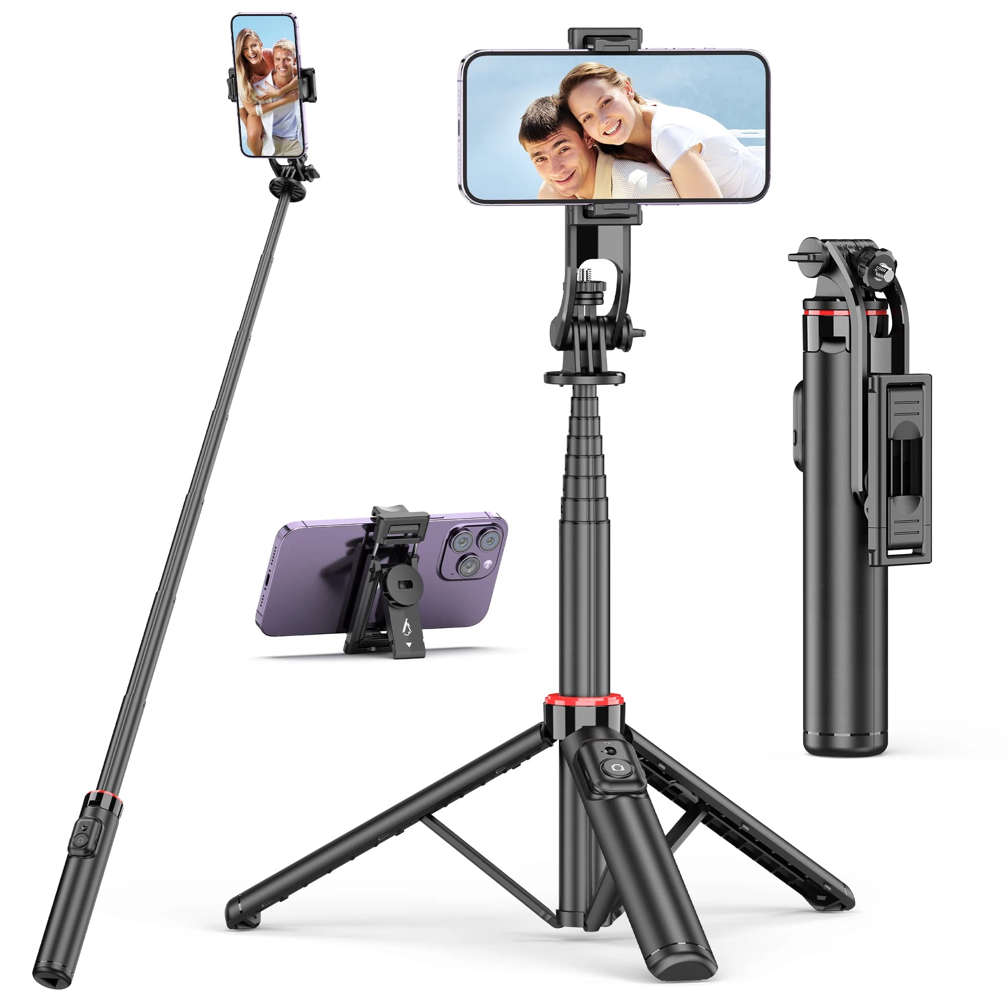 C12 C12d Supporto staccabile Gambo extra lungo per piede Wireless Bluetooth Selfie Stick Treppiede Supporto per stabilizzatore per telefono cellulareTripe