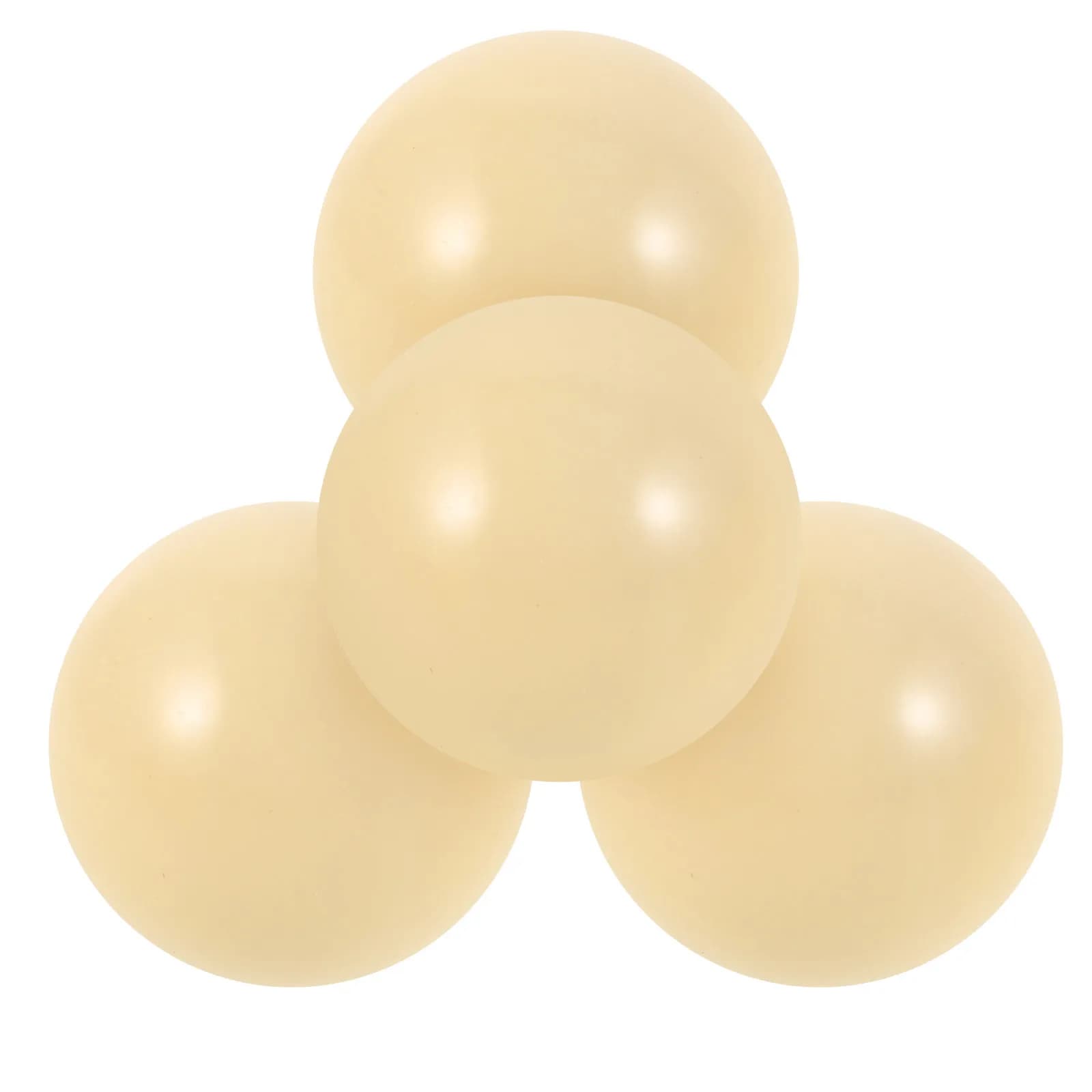 Set di 4 Biglie Bianche in Resina Resistenti per Principianti e Giocatori Amatoriali, Accessori per Tavolo da Biliardo