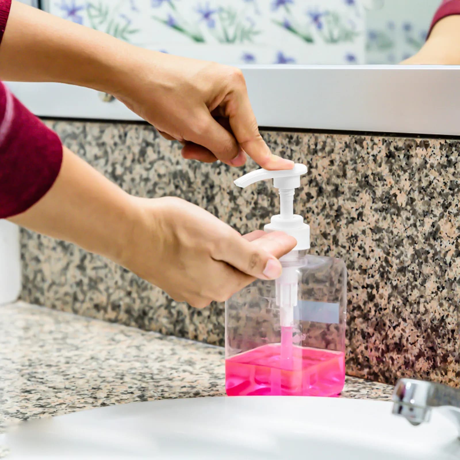 Pompa di ricambio per dispenser di sapone, lozione e shampoo, 10 pezzi, con design di facile installazione, compatibile con emulsioni standard