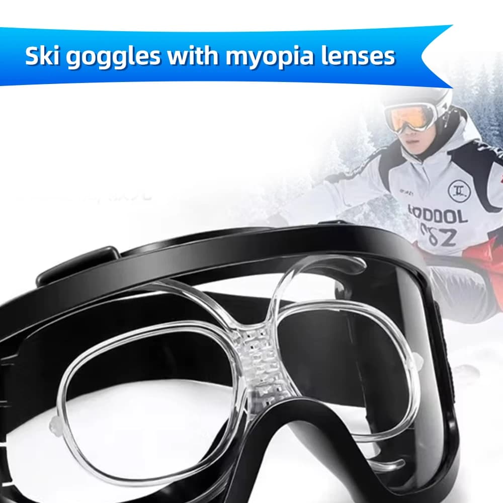 Occhiali da sci VR con lenti e montature personalizzate per miopia, astigmatismo e presbiopia