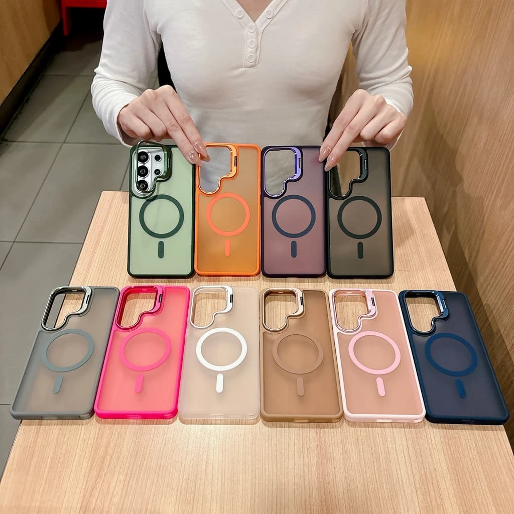 Invisible Magnetic Protective Housing in Luxury Metal for Camera, Resistant, for Samsung Galaxy S26 S25 S24 Plus Ultra Edge FE
