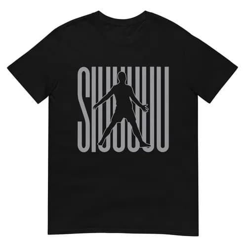 Funny Soccer Football Boys Men Women Soccer Player Siuuu T-Shirt