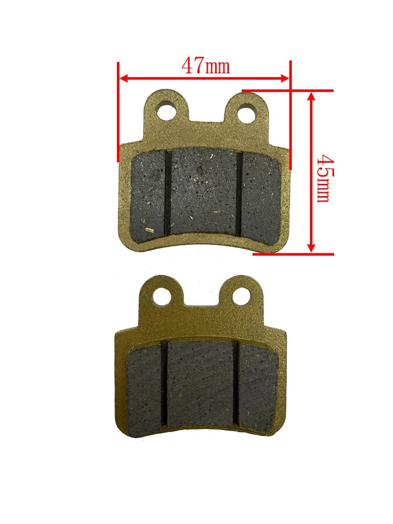 Pastiglie freno a disco per moto elettriche universali anteriore/posteriore pompa singola E doppia E-bike blocco freno a disco pelle freno