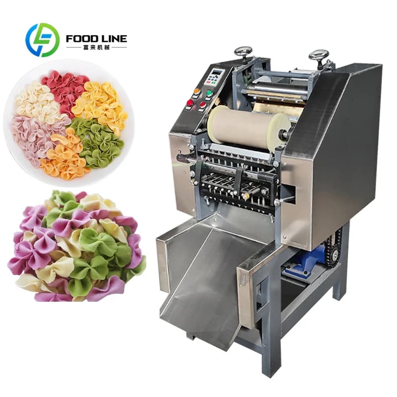 Automatic Butterfly Noodle Machine / Farfalle Pasta Making Machine / Italian Farfalle Making Machine