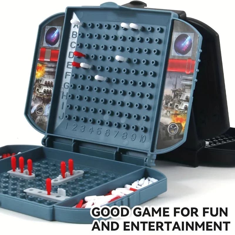 Gioco di strategia di battaglia navale per due giocatori: gioco da tavolo di corazzata e coinvolgente per adolescenti e adulti, esperienza classica della flotta di affondamento