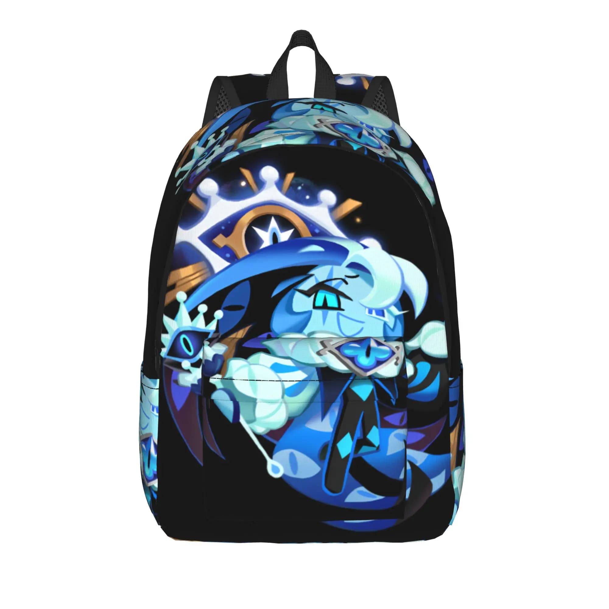 Shadow Milk Cookie Run Kingdom Backpack Sports Student Hiking Travel Cute Cartoon Anime Daypack for Men Women Laptop Canvas Bag
