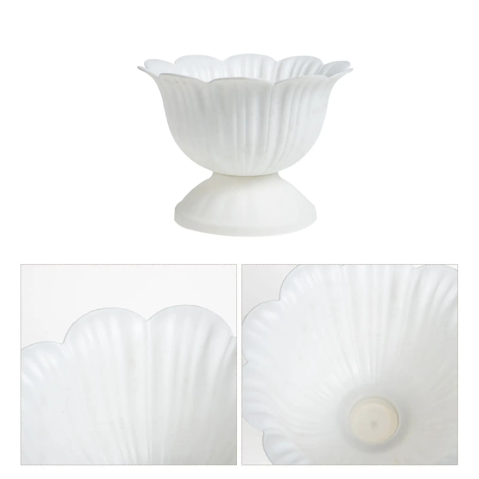 European Style Flower Planter PP Plastic Outdoor Planter Waterproof Moisture Proof Corrosion Resistant Home Decor Wedding