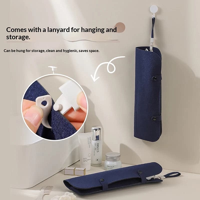 "Hair Curling Iron Storage Bag Travel Felt Hair Straightener Storage Bag Flat Iron Organizer Pouch Curling Iron Insulation Mat.